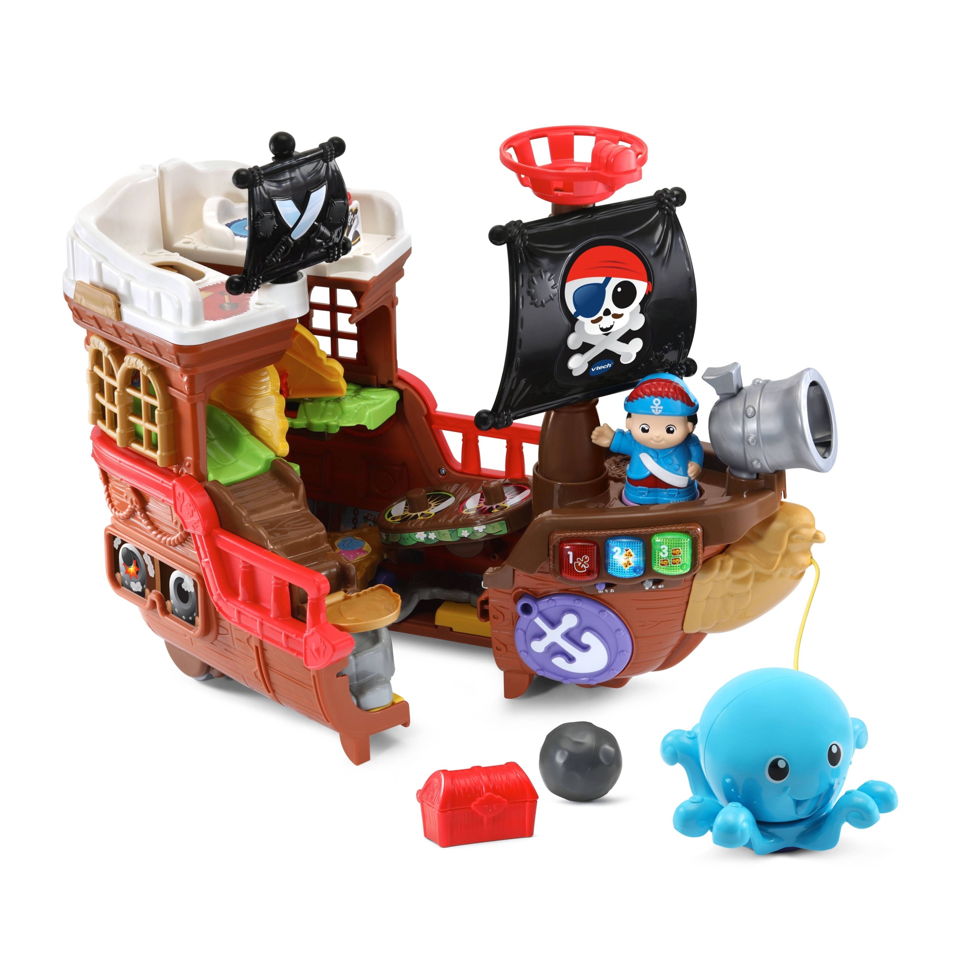 slide 1 of 13, VTech Treasure Seekers Pirate Ship, 1 ct