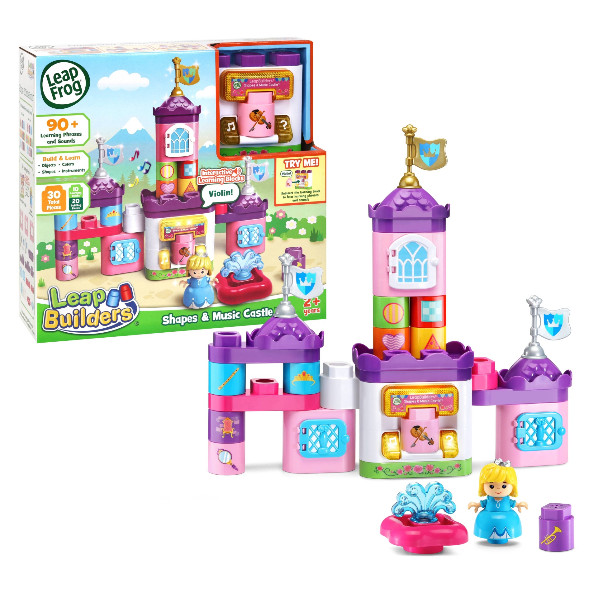 slide 1 of 1, LeapFrog LeapBuilders Shapes & Music Castle, 1 ct