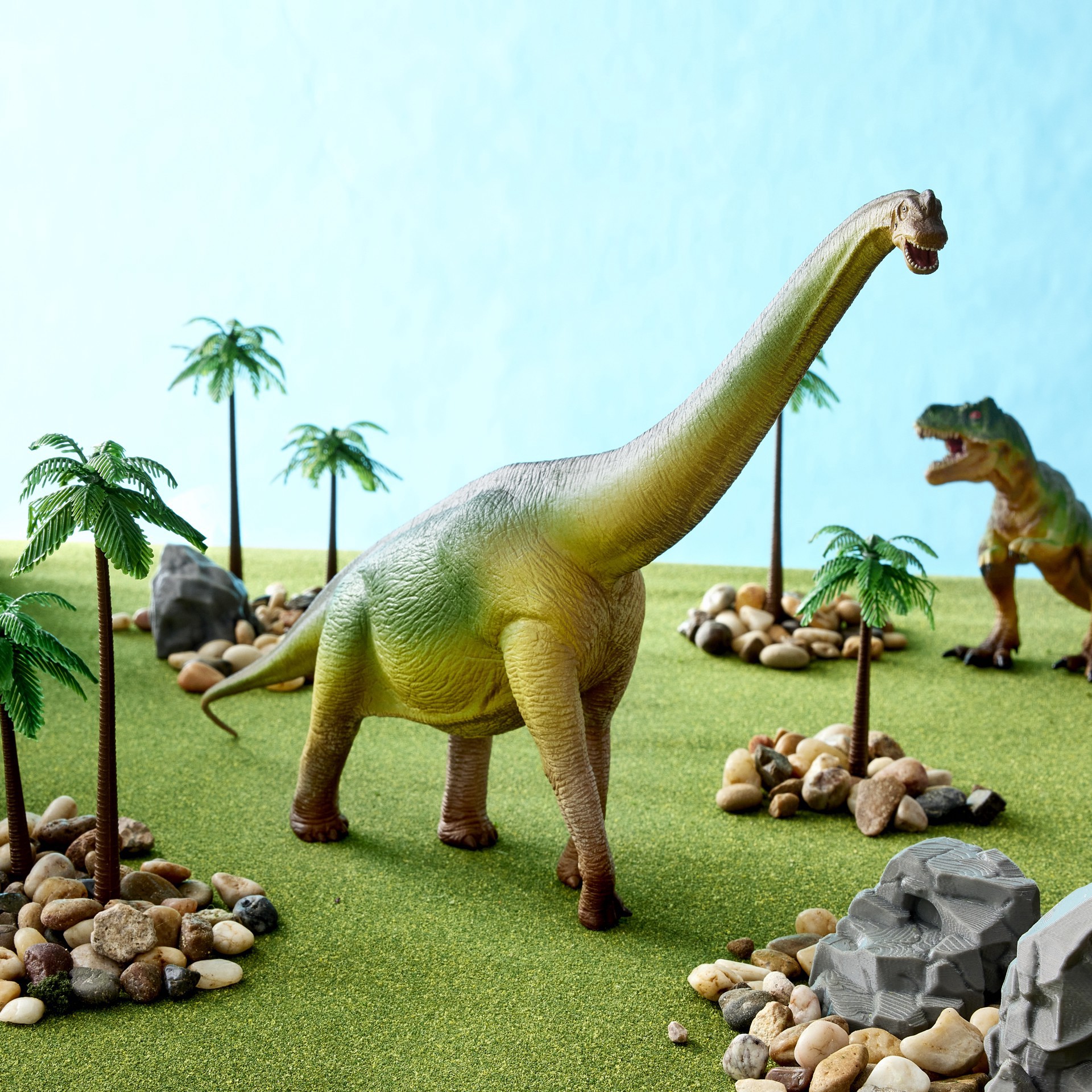 slide 3 of 5, Safari Ltd. Safari Ltd Wild Safari Prehistoric World Brachiosaurus, 12.3 in x 3.1 in x 7.7 in