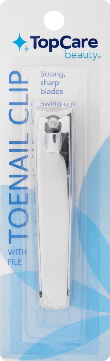 slide 1 of 12, TopCare Toenail Clip with File, 1 ct