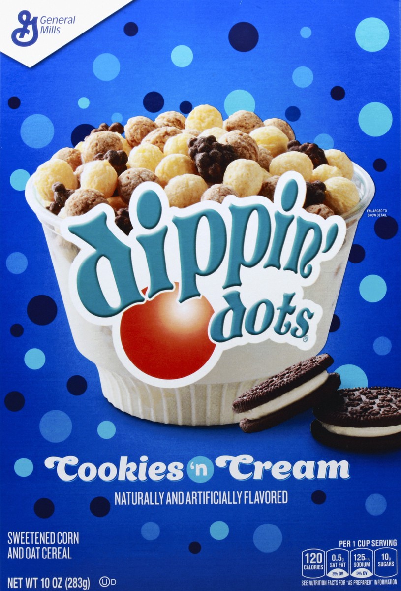 slide 4 of 4, Dippin' Dots Cereal, Cooking 'n Cream, 10 oz