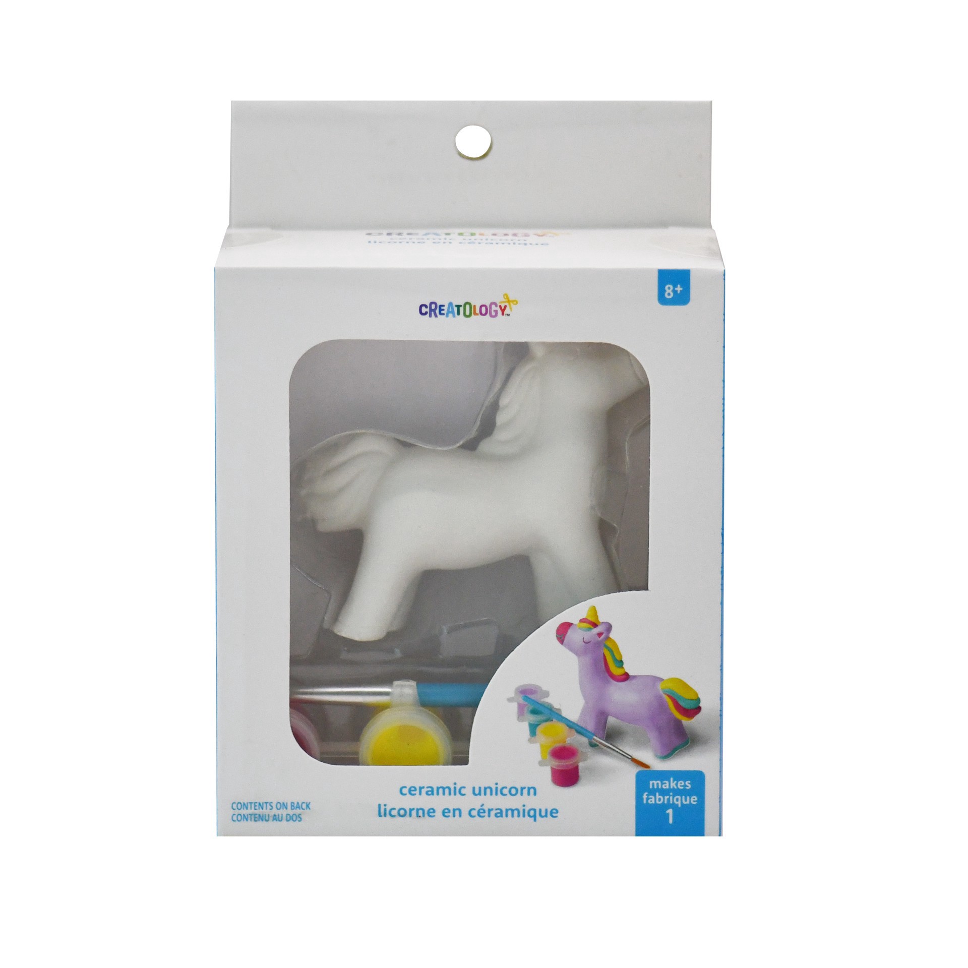 slide 2 of 3, Color Your Own 3d Ceramic Unicorn Kit By Creatology, 4.02 in x 2.05 in x 5.82 in