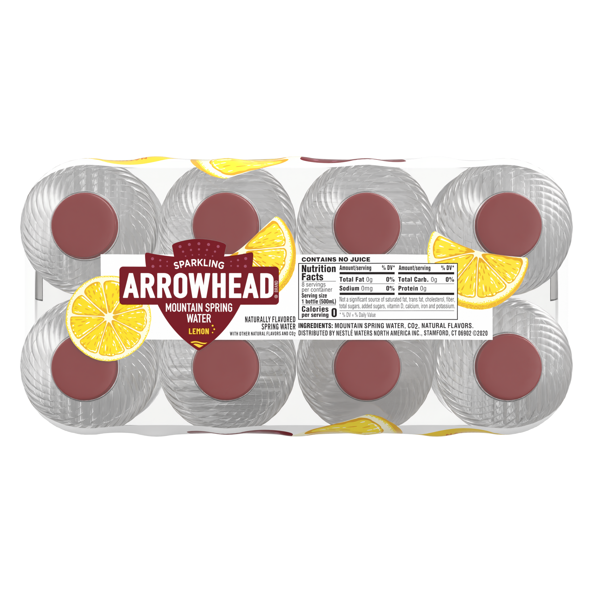 slide 4 of 5, Arrowhead Sparkling Water, Lively Lemon- 16.9 fl oz, 16.9 fl oz