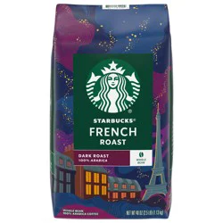 Starbucks Dark Roast Whole Bean French Roast Coffee 40 oz