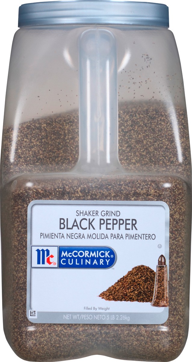 slide 4 of 12, McCormick Culinary Shaker Grind Black Pepper, 5 lb, 5 lb