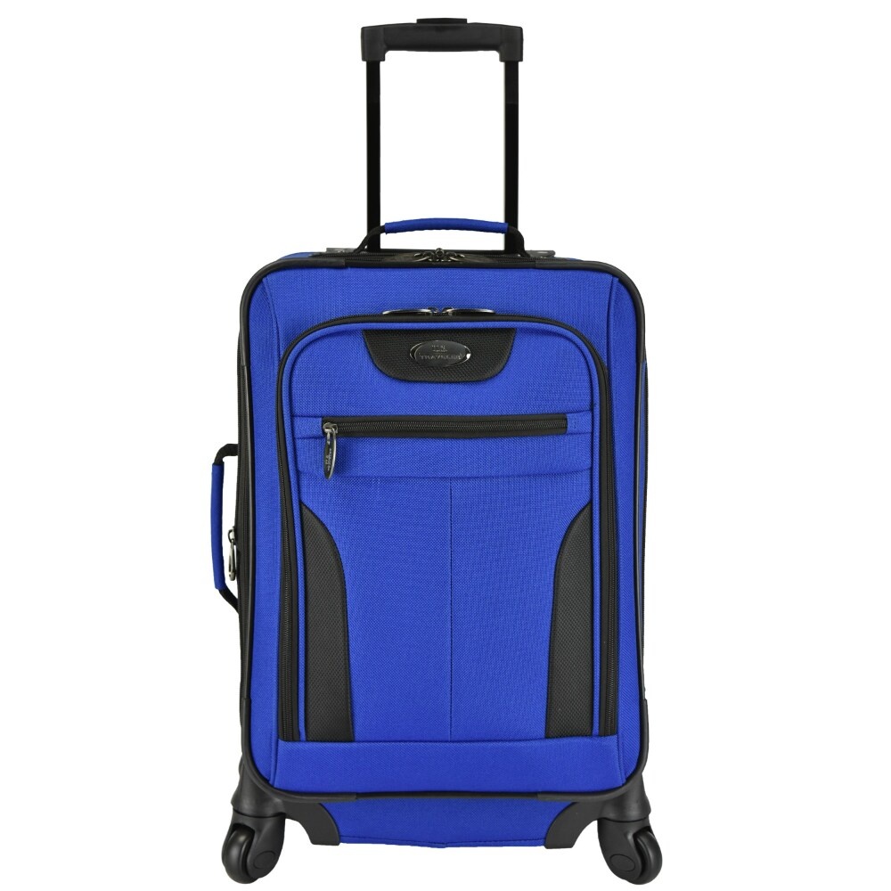 slide 1 of 1, U.S. Traveler Softside Spinner Luggage - Blue, 28 in