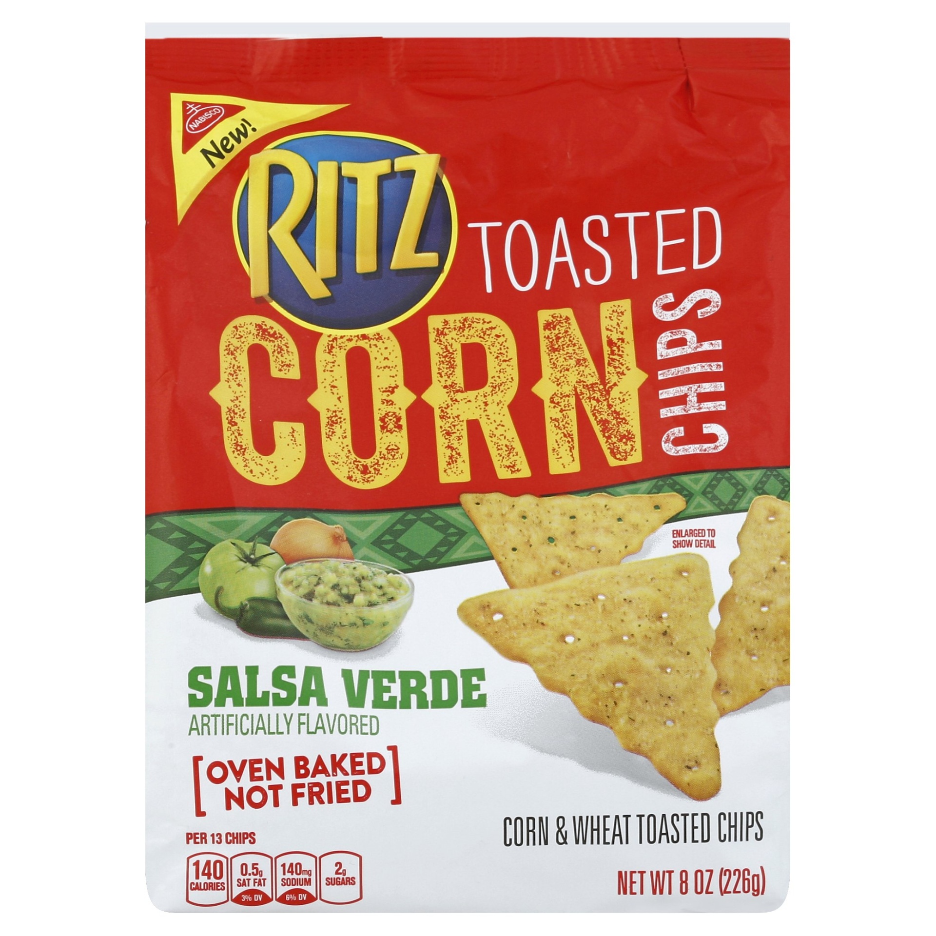slide 1 of 1, Ritz Corn Chips 8 oz, 8 oz