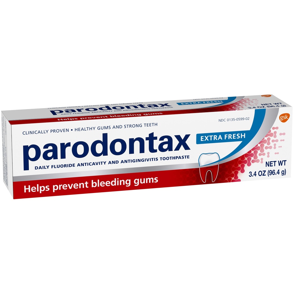 slide 2 of 3, Parodontax Extra Fresh Toothpaste For Bleeding Gums, 3.4 oz