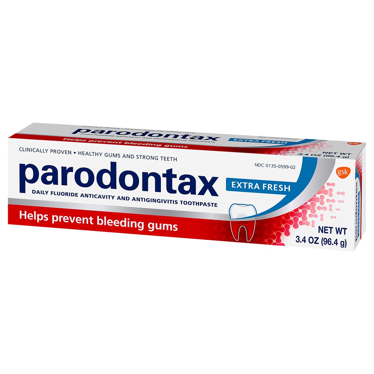 slide 2 of 10, Parodontax Gingivitis Toothpaste for Bleeding Gums, Extra Fresh - 3.4 Ounces, 3.4 oz