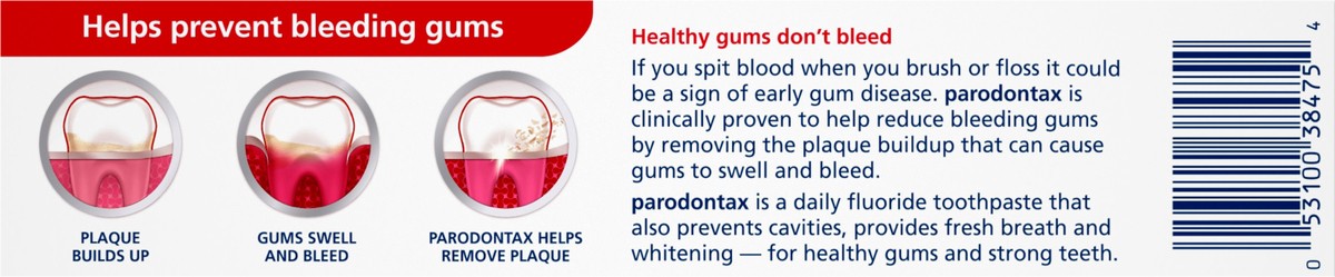 slide 6 of 10, Parodontax Gingivitis Toothpaste for Bleeding Gums, Extra Fresh - 3.4 Ounces, 3.4 oz