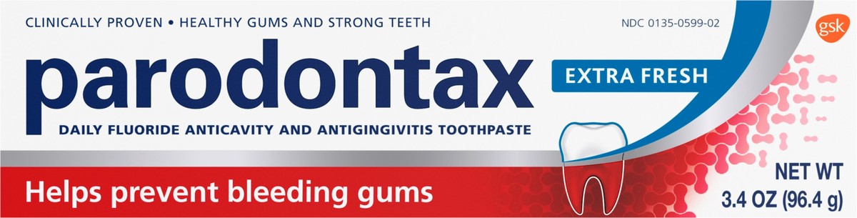 slide 10 of 10, Parodontax Gingivitis Toothpaste for Bleeding Gums, Extra Fresh - 3.4 Ounces, 3.4 oz