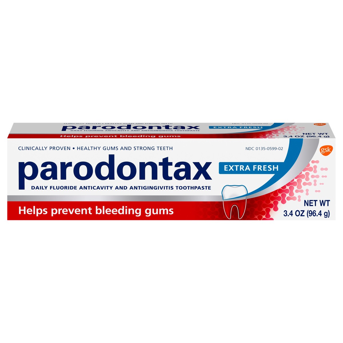 slide 8 of 10, Parodontax Gingivitis Toothpaste for Bleeding Gums, Extra Fresh - 3.4 Ounces, 3.4 oz