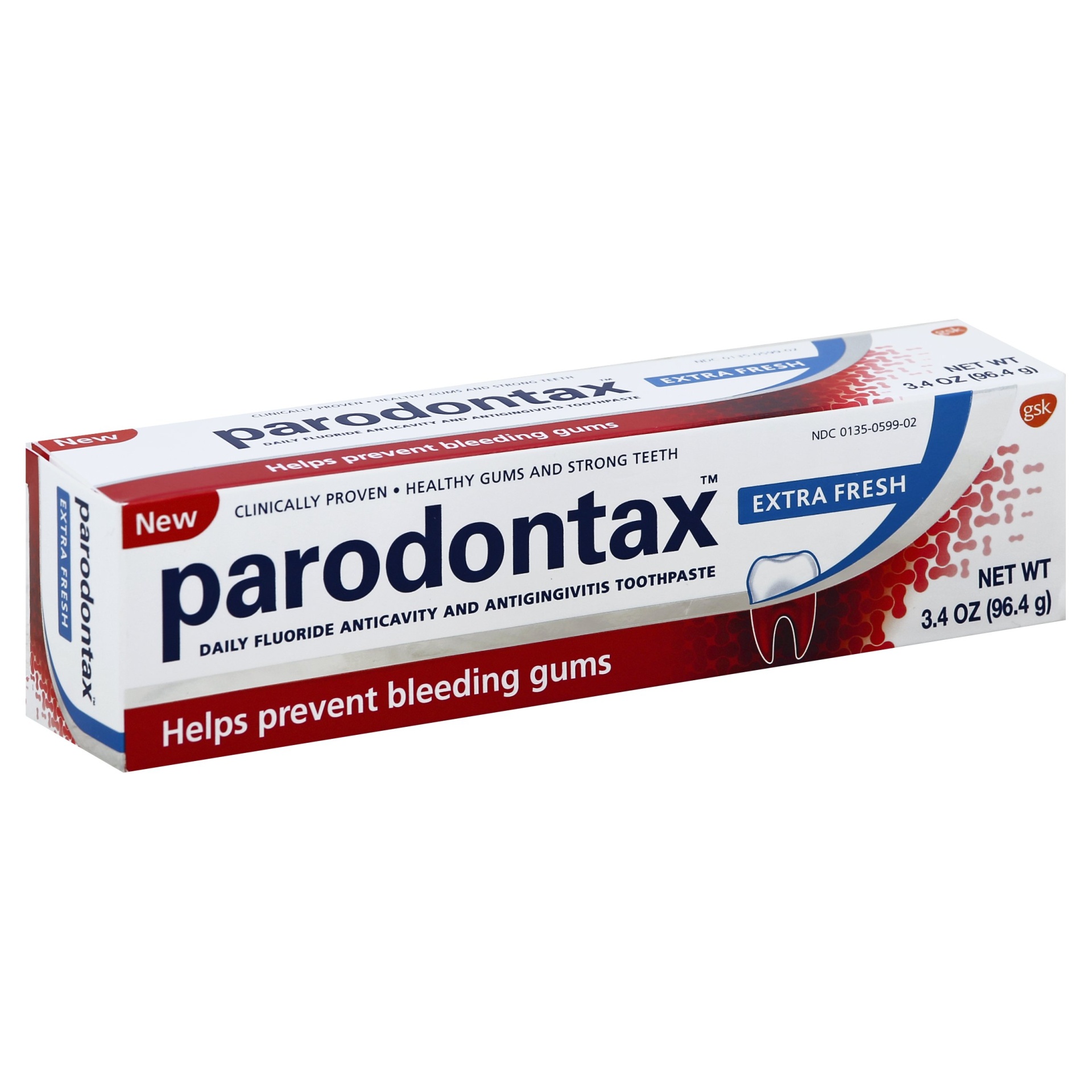 slide 1 of 3, Parodontax Extra Fresh Toothpaste For Bleeding Gums, 3.4 oz