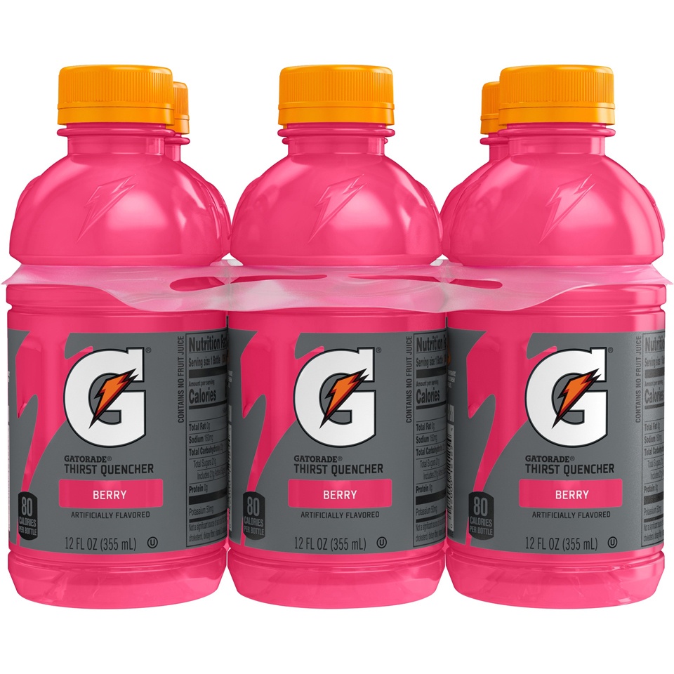 Gatorade Berry Sports Drink Bottles 6 ct; 12 fl oz Shipt