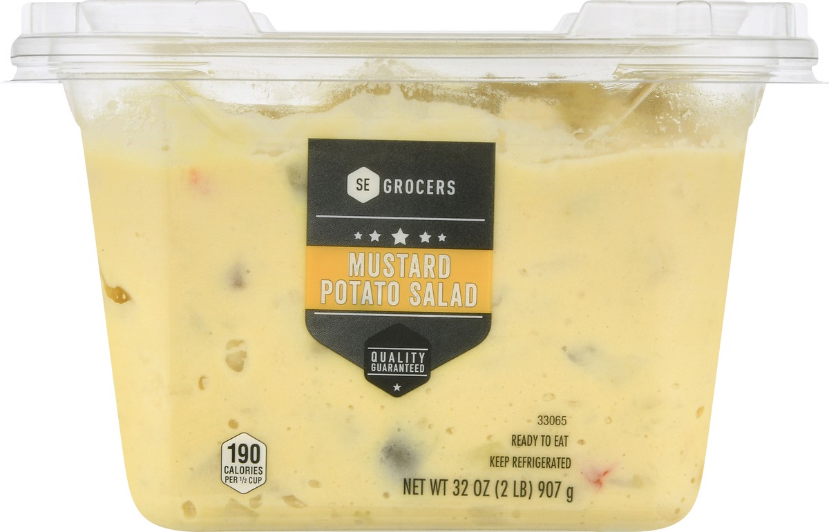 slide 1 of 14, SE Grocers Mustard Potato Salad 32oz, 2 lb