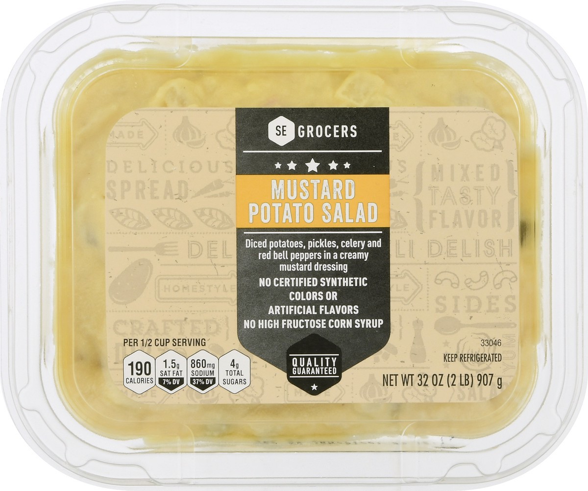 slide 7 of 14, SE Grocers Mustard Potato Salad 32oz, 2 lb