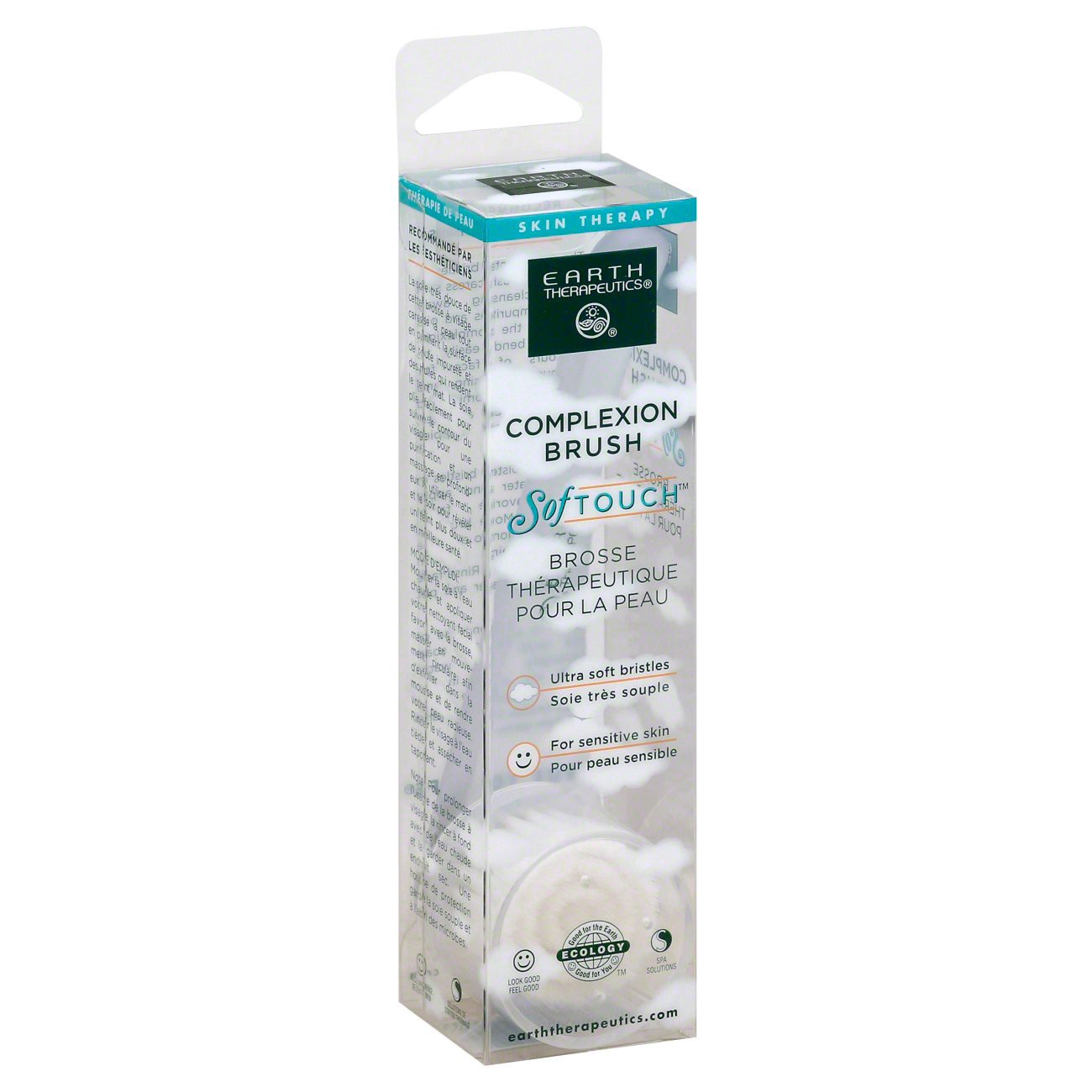 slide 1 of 2, Earth Therapeutics Facial Brush, 1 ct