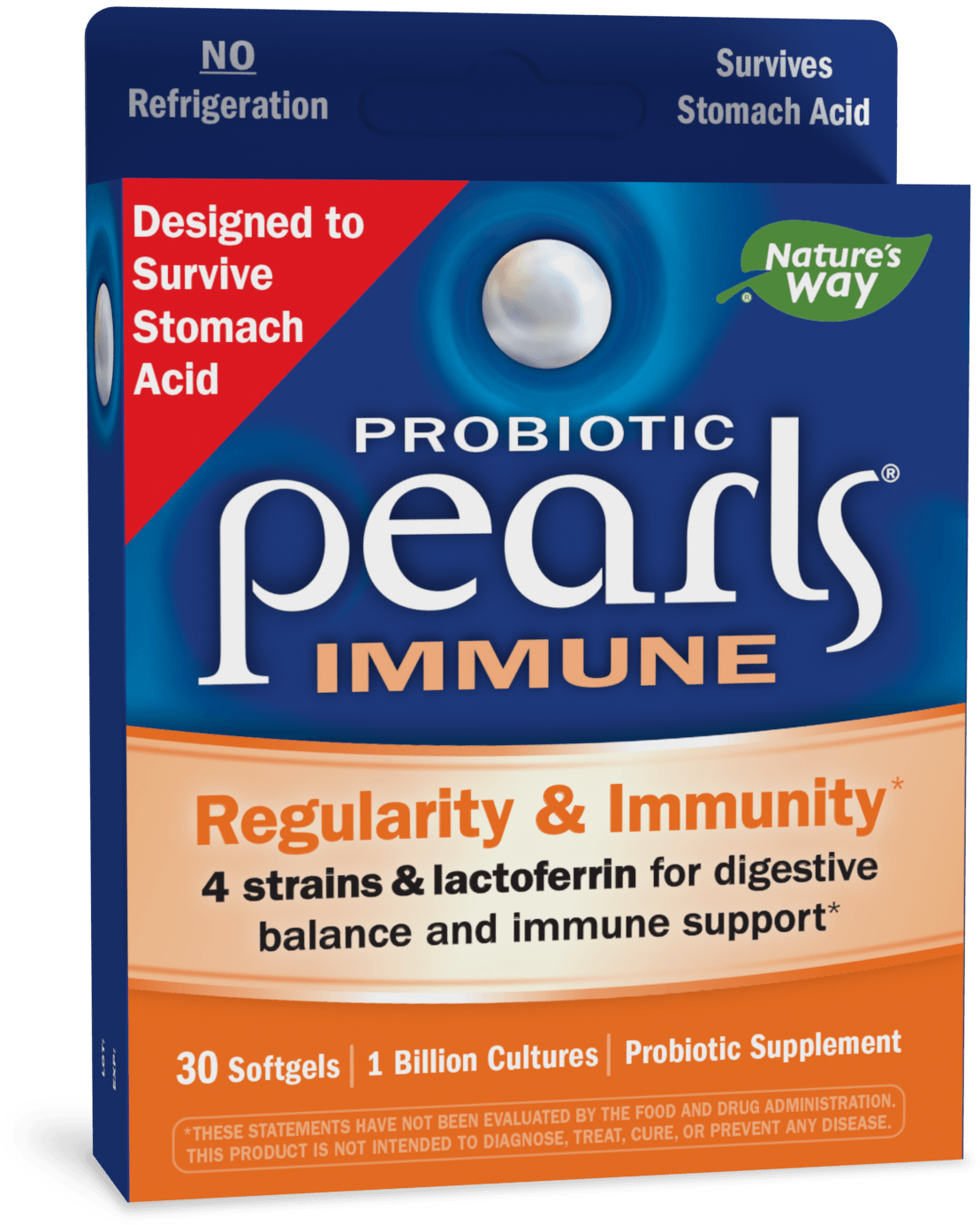 slide 1 of 5, Nature's Way Probiotic Pearls Immune, 30 ct