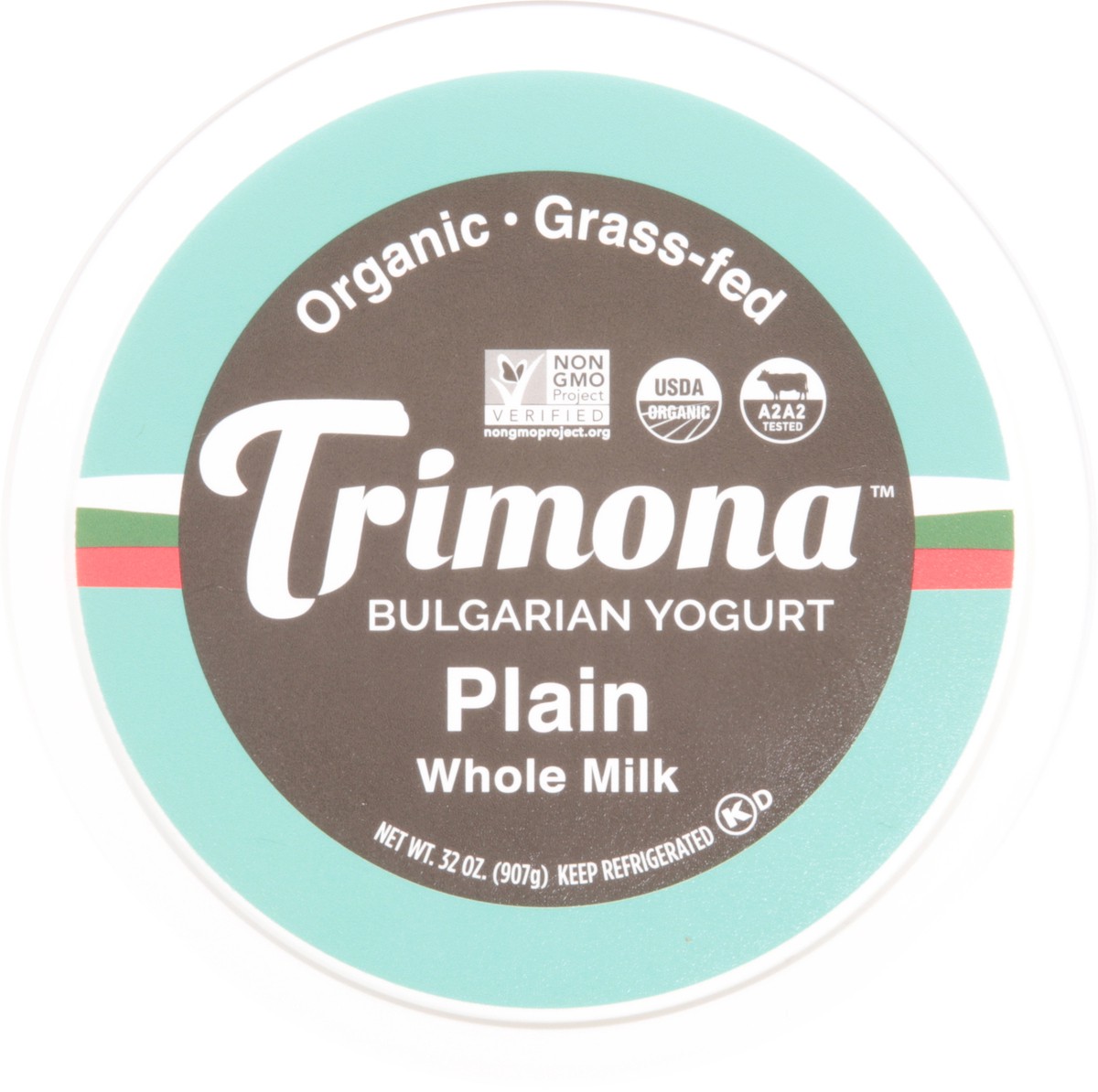 slide 7 of 14, Trimona Org Plain Whole Milk Yogurt, 32 oz