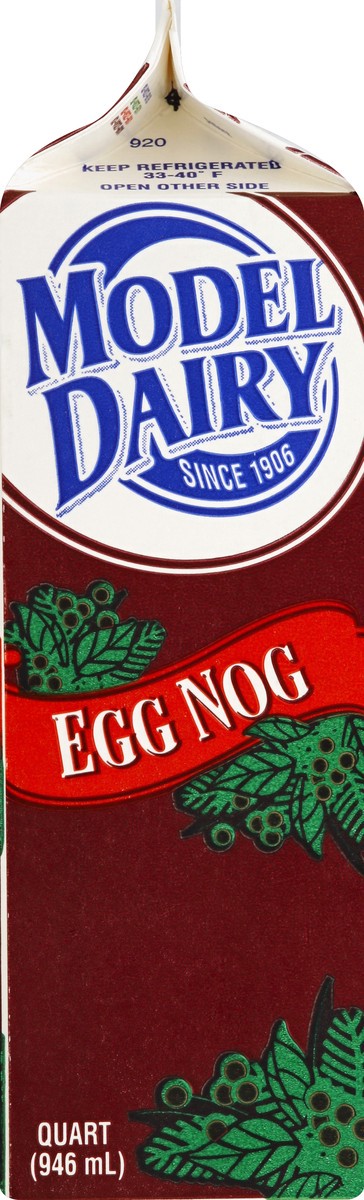 slide 5 of 10, Model Dairy Egg Nog 1 qt, 1 qt