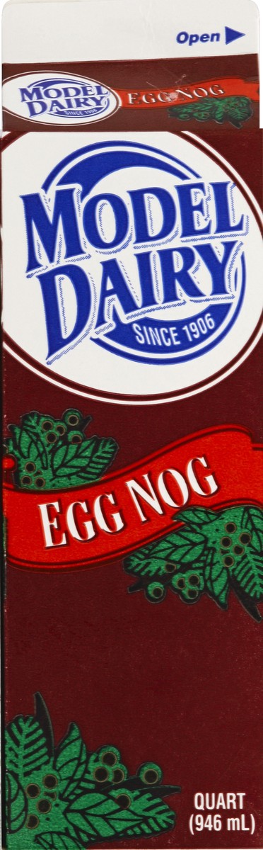 slide 1 of 10, Model Dairy Egg Nog 1 qt, 1 qt