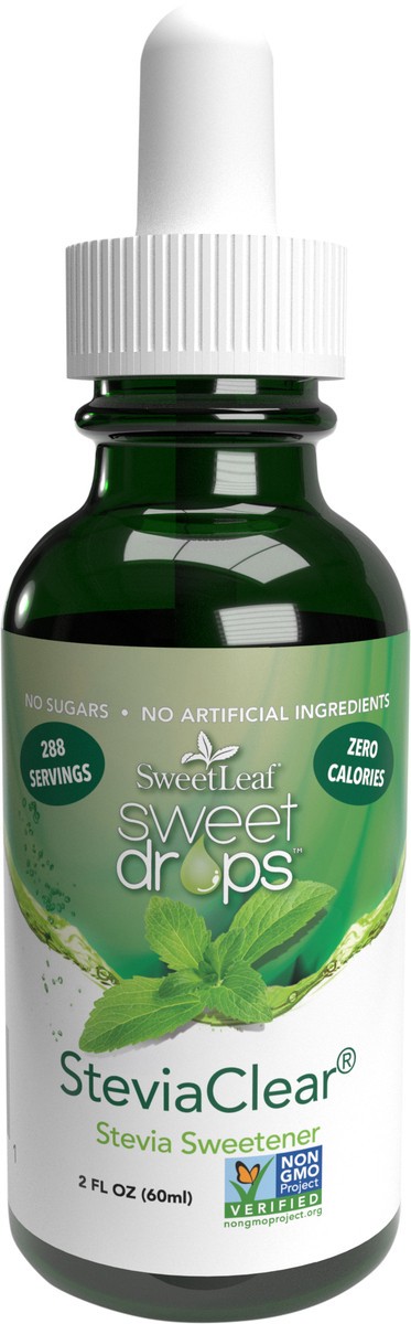 slide 6 of 9, SweetLeafclear Liquid Stevia, 2 oz