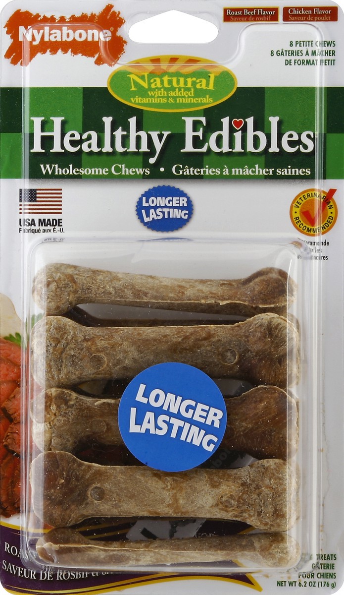 slide 2 of 2, Nylabone Chews 8 ea, 8 ct