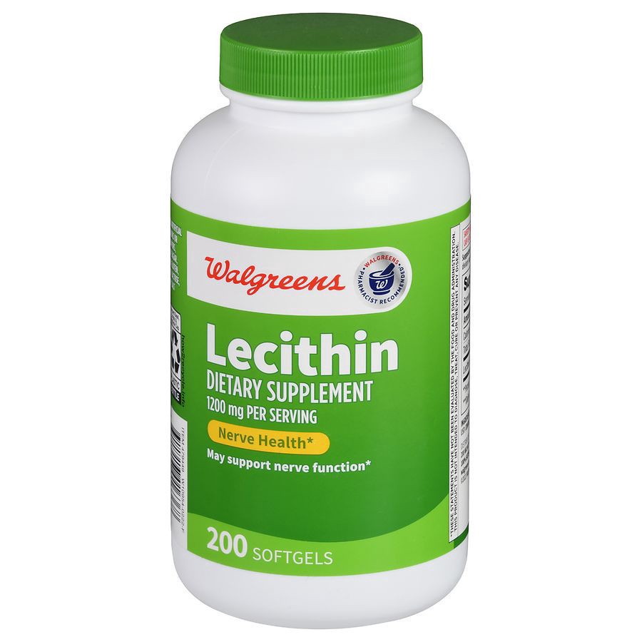 slide 1 of 5, Walgreens Lecithin 1200 mg, 200 ct