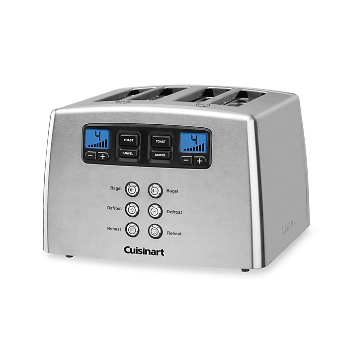 slide 1 of 1, Cuisinart Touch to Toast Leverless 4-Slice Toaster, 1 ct
