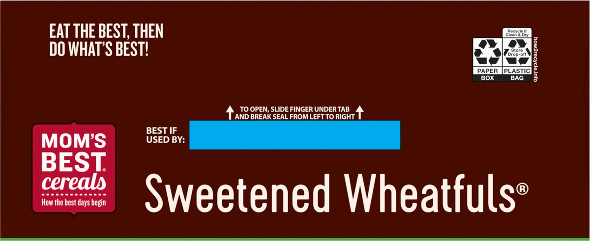 slide 2 of 9, Mom's Best Cereals Sweetened Wheatfuls, 24 oz