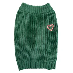 Poppin Paws Holiday Sweater Candy Cane Sweater, Assorted Sizes