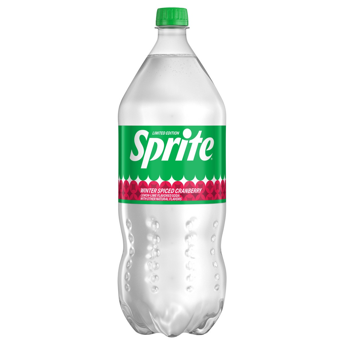 slide 1 of 7, Sprite Winter Spiced Cranberry Bottle- 2 liter, 2 liter