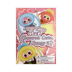 2025 Ent Baby Three Macaron Cute Bunny V2 Plush
