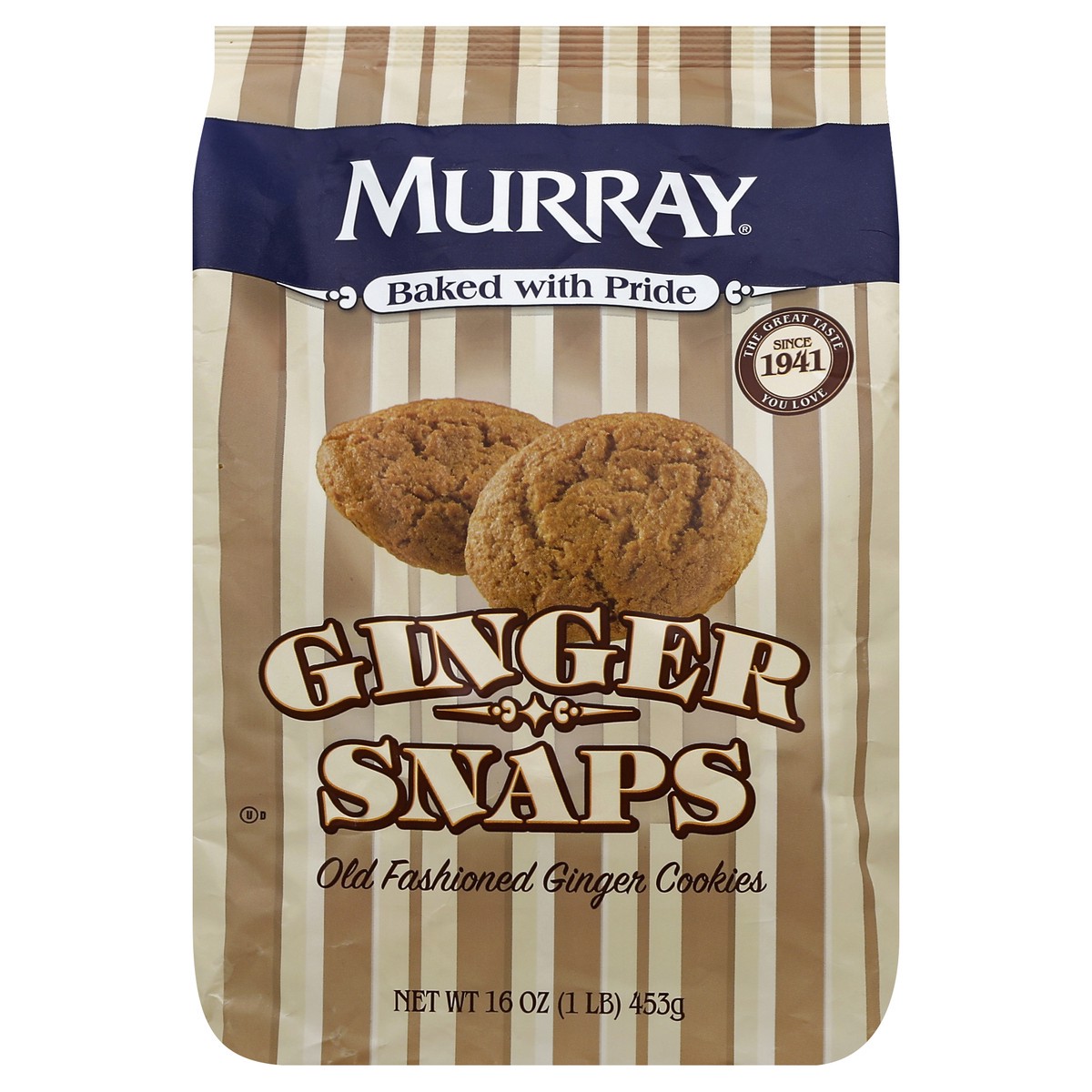 slide 7 of 7, Murray Old Fashioned Ginger Snaps Cookies, 16 oz