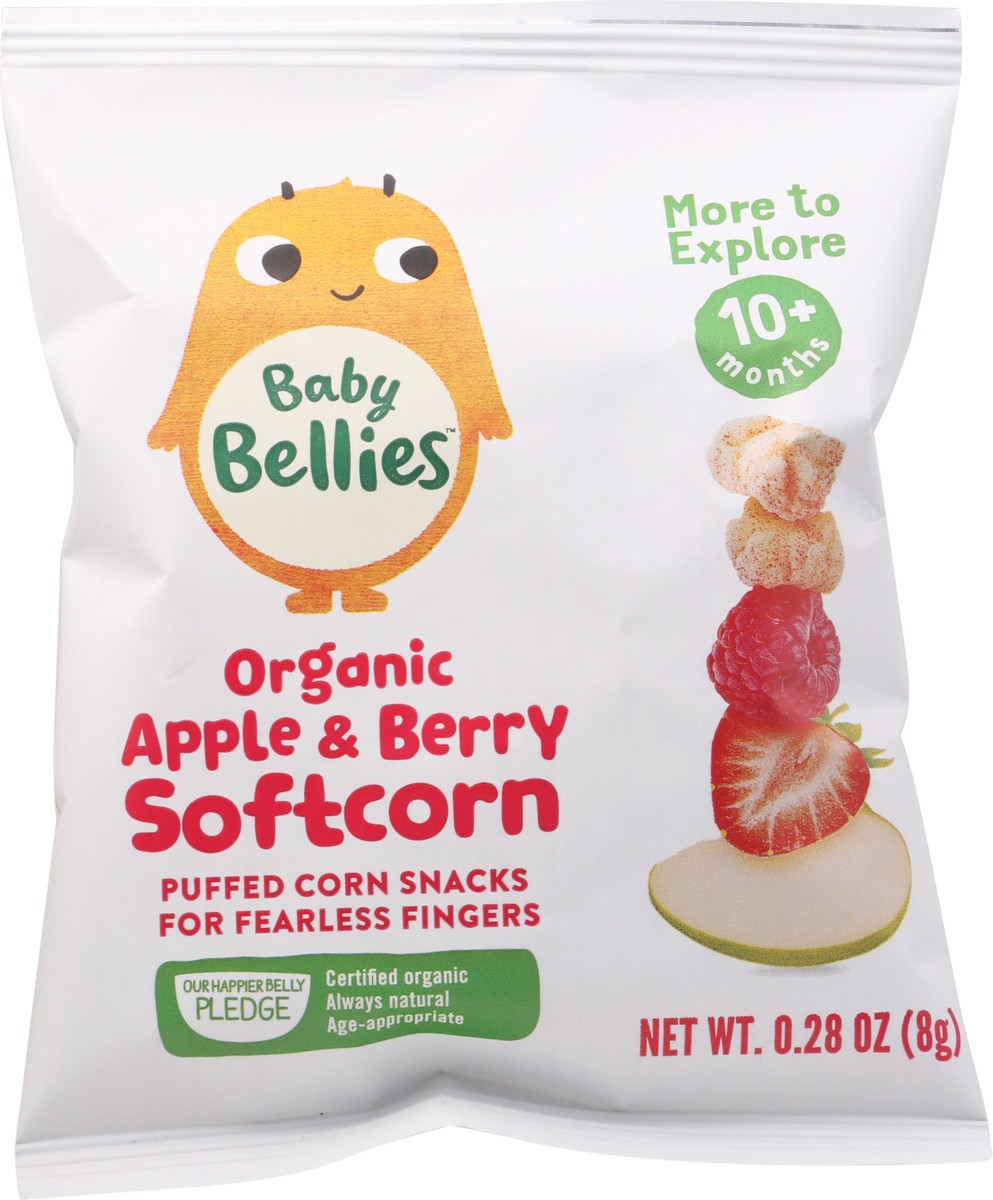 slide 5 of 14, Baby Bellies Organic Apple & Berry Softcorn 0.28 oz, 0.28 oz