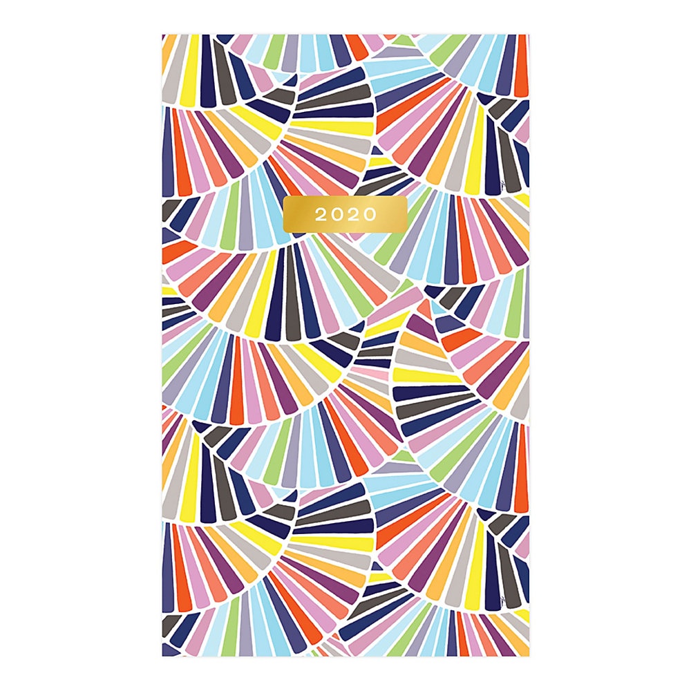 slide 1 of 1, Blue Sky Trina Turk Coppelia Shorts Monthly Stapled Planner, 3-5/8'' X 6-1/8'', Multicolor, January To December 2020, 117497, 1 ct