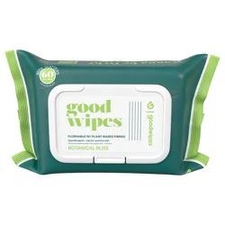 Goodwipes Botanical Bliss Flushable Wipes - 60ct