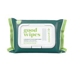 Goodwipes Botanical Bliss Flushable Wipes - 60ct