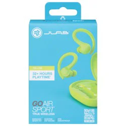 JLab Yellow Go Air Sport True Wireless Earbuds - 1 ea