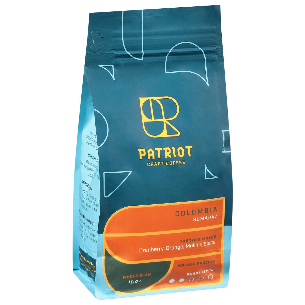 slide 9 of 9, Patriot Colombia Sumapaz Whole Bean Coffee- 10 oz, 10 oz