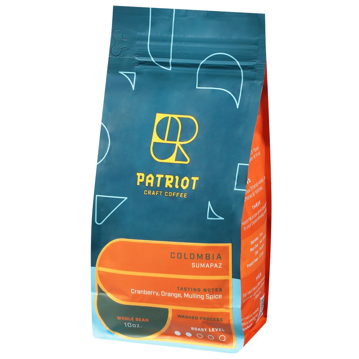 slide 6 of 9, Patriot Colombia Sumapaz Whole Bean Coffee- 10 oz, 10 oz