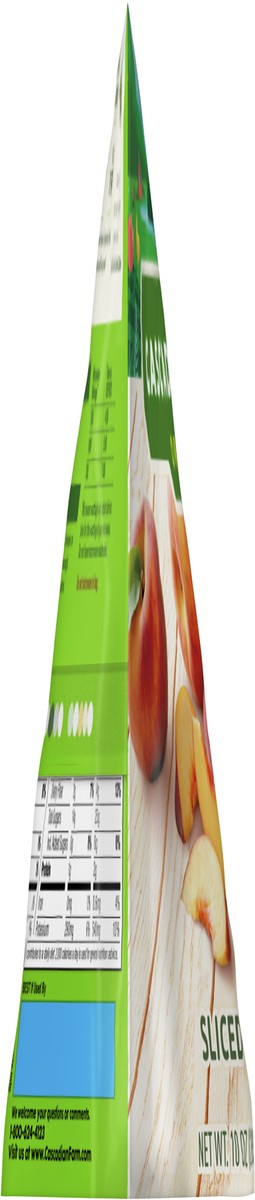 slide 3 of 9, Cascadian Farm Organic Sliced Peaches, Frozen Fruit, Non-GMO, 10 oz Bag, 10 oz