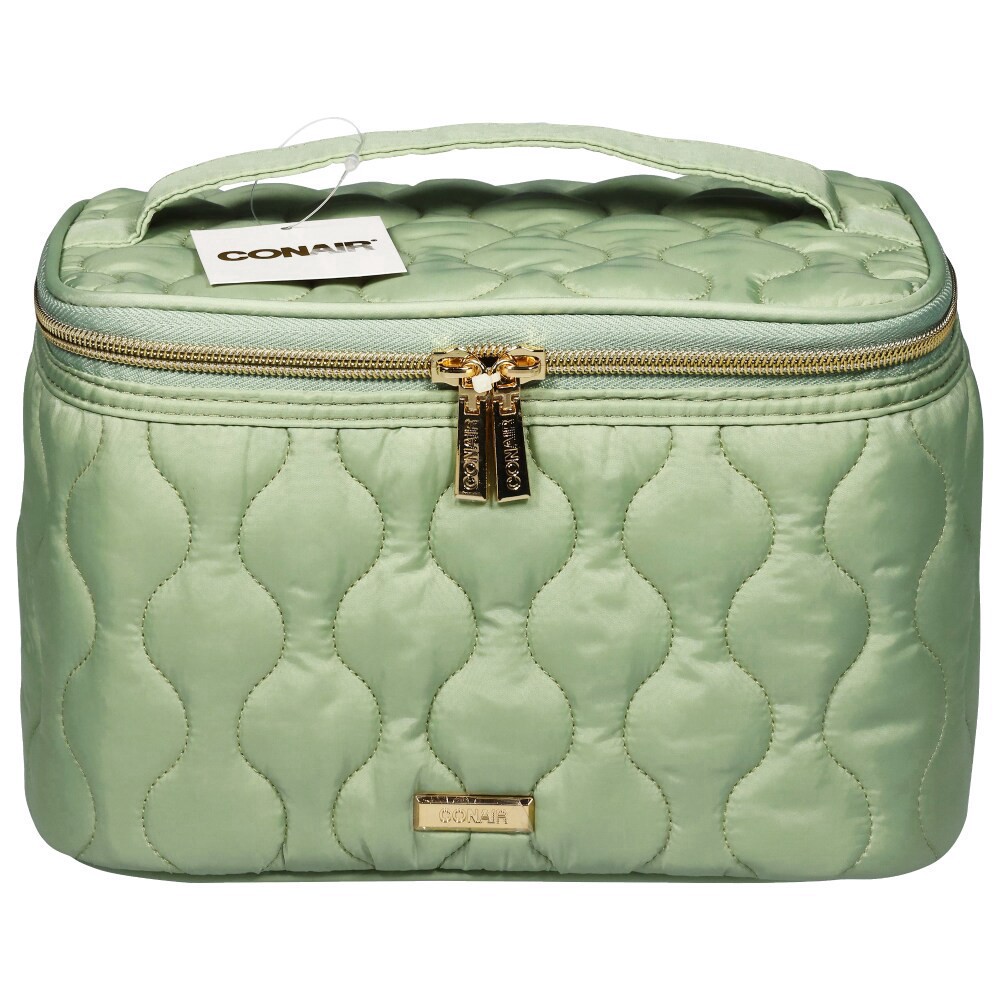 slide 2 of 6, Conair Train Case Cosmetic Bag - Sage, 1 ct