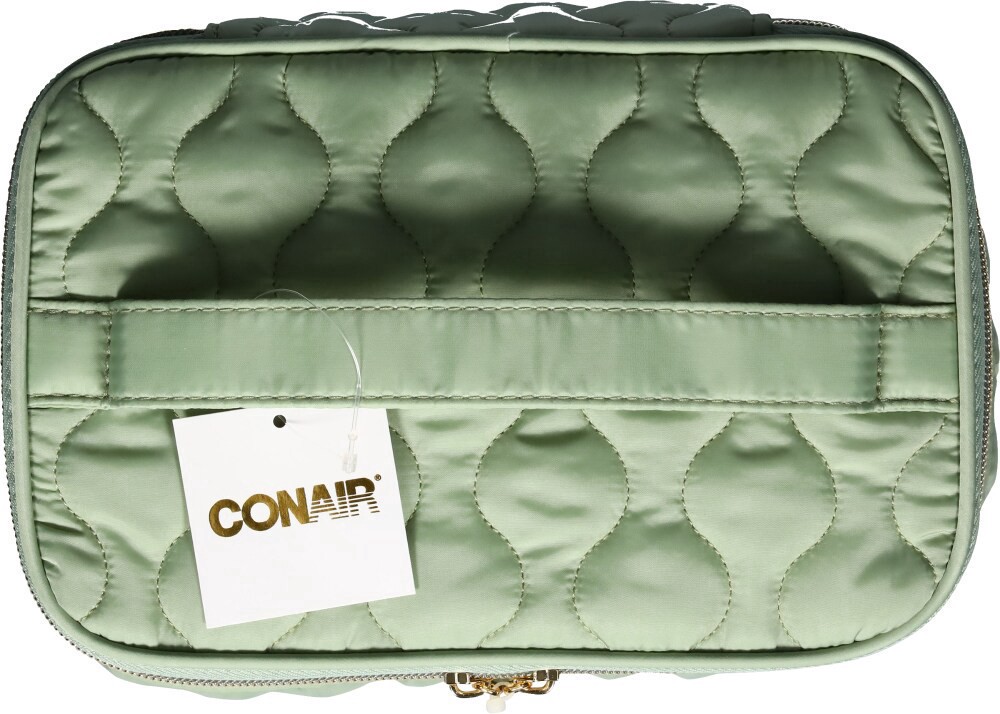 slide 5 of 6, Conair Train Case Cosmetic Bag - Sage, 1 ct