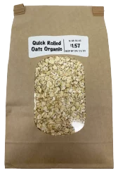 Bulk Grains Organic Quick Rolled Oats