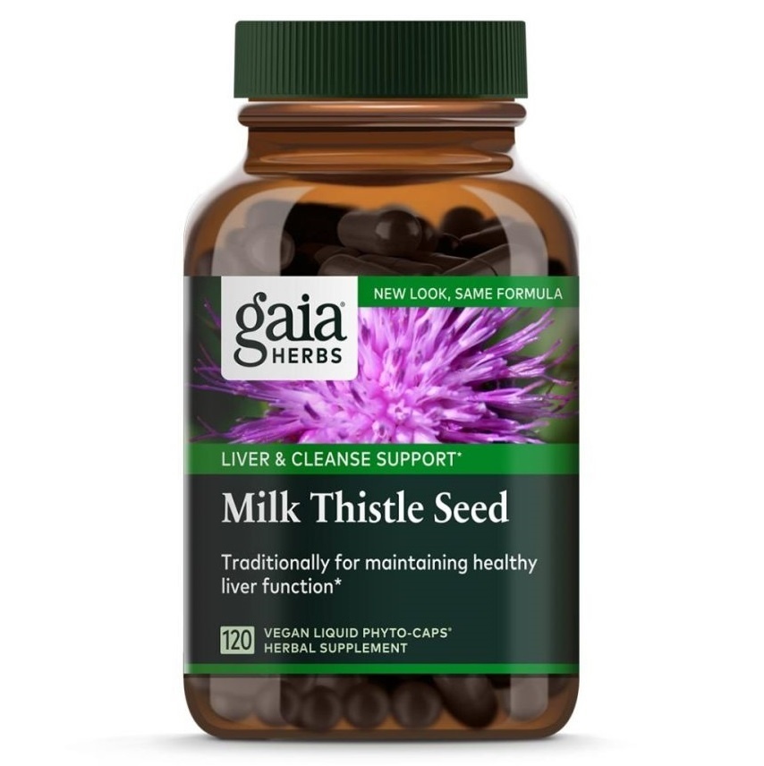 slide 1 of 1, Gaia Milk Thistle Seed 120 ea, 120 ct