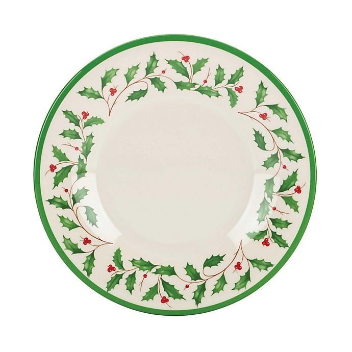 slide 1 of 4, Lenox Holiday Melamine Accent Plates, 4 ct