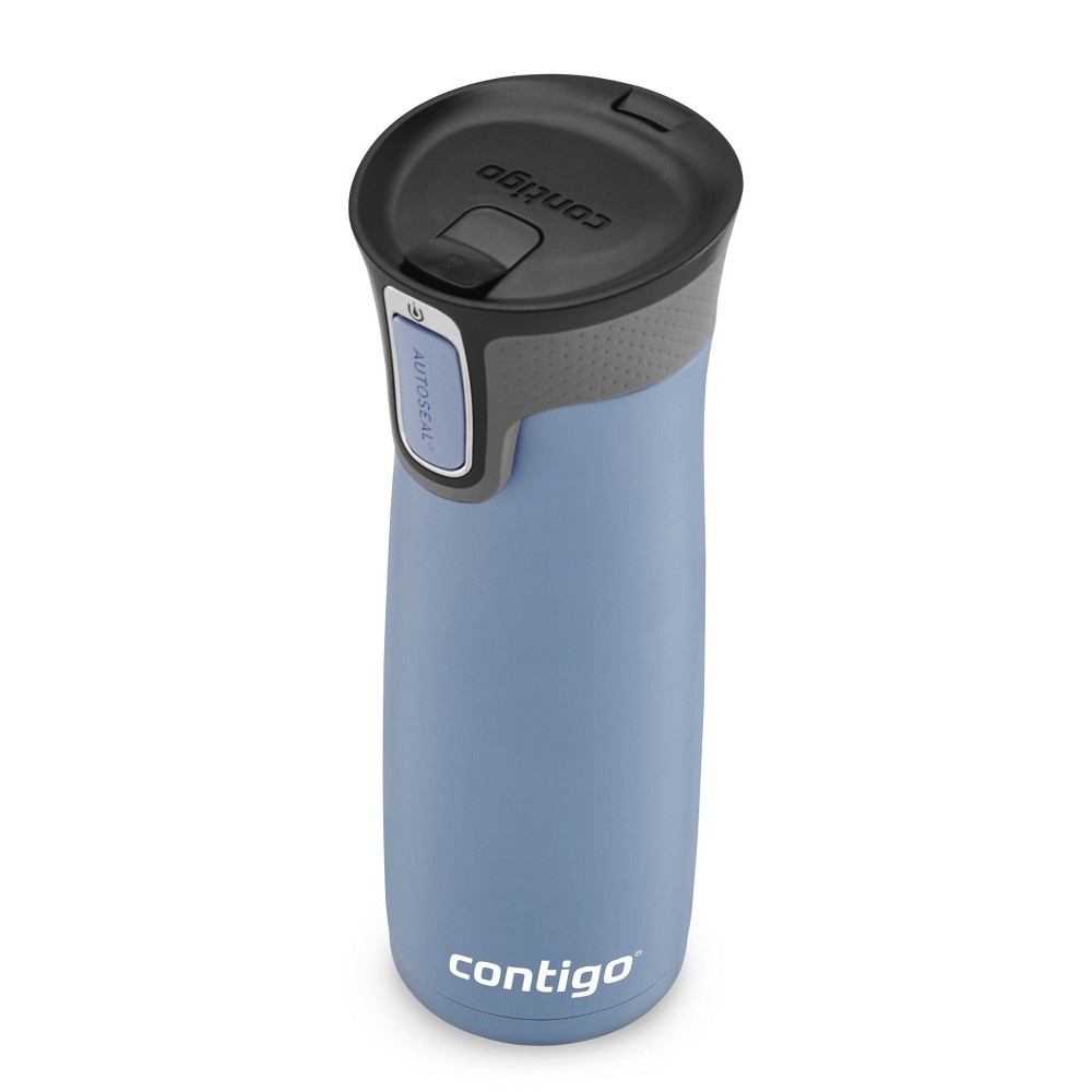 slide 3 of 4, Contigo Stainless Steel AUTOSEAL West Loop Vacuum-Insulated Travel Mug Gray, 20 oz