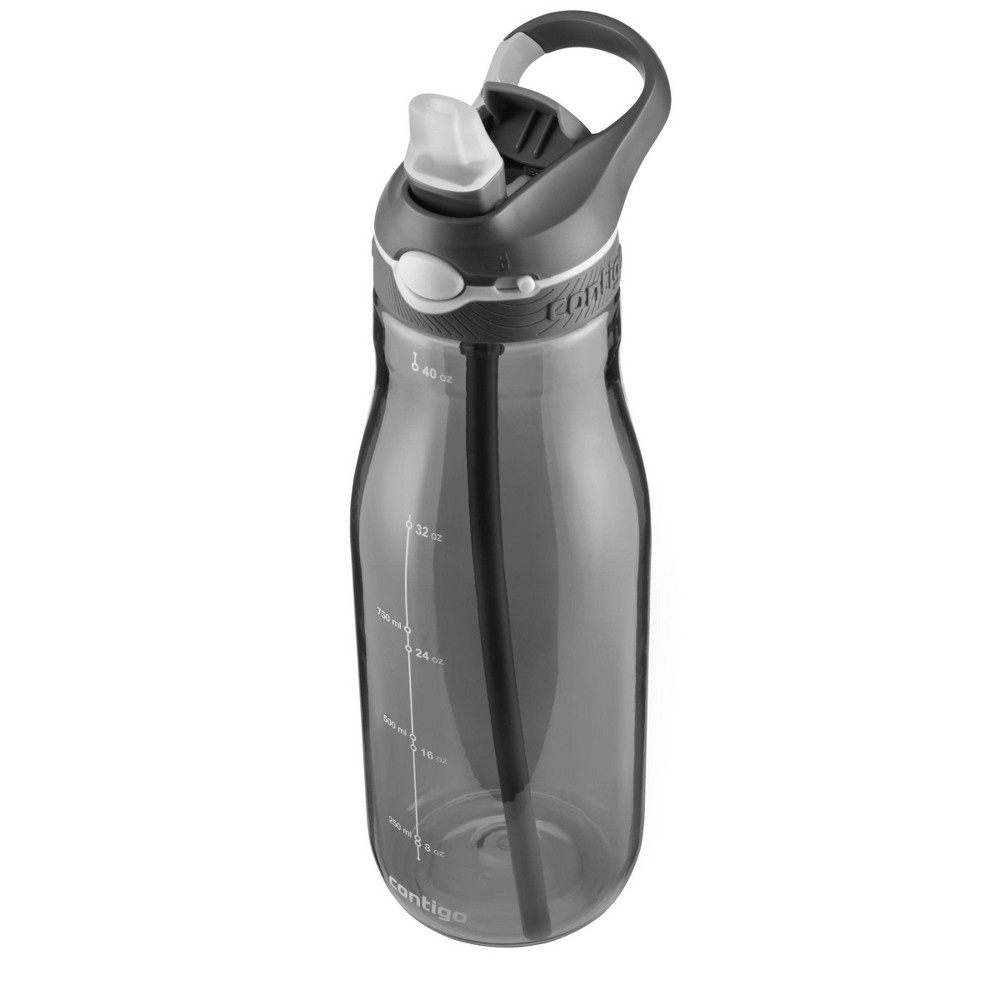 slide 4 of 6, Contigo Plastic AUTOSPOUT Straw Ashland Water Bottle Gray, 40 oz