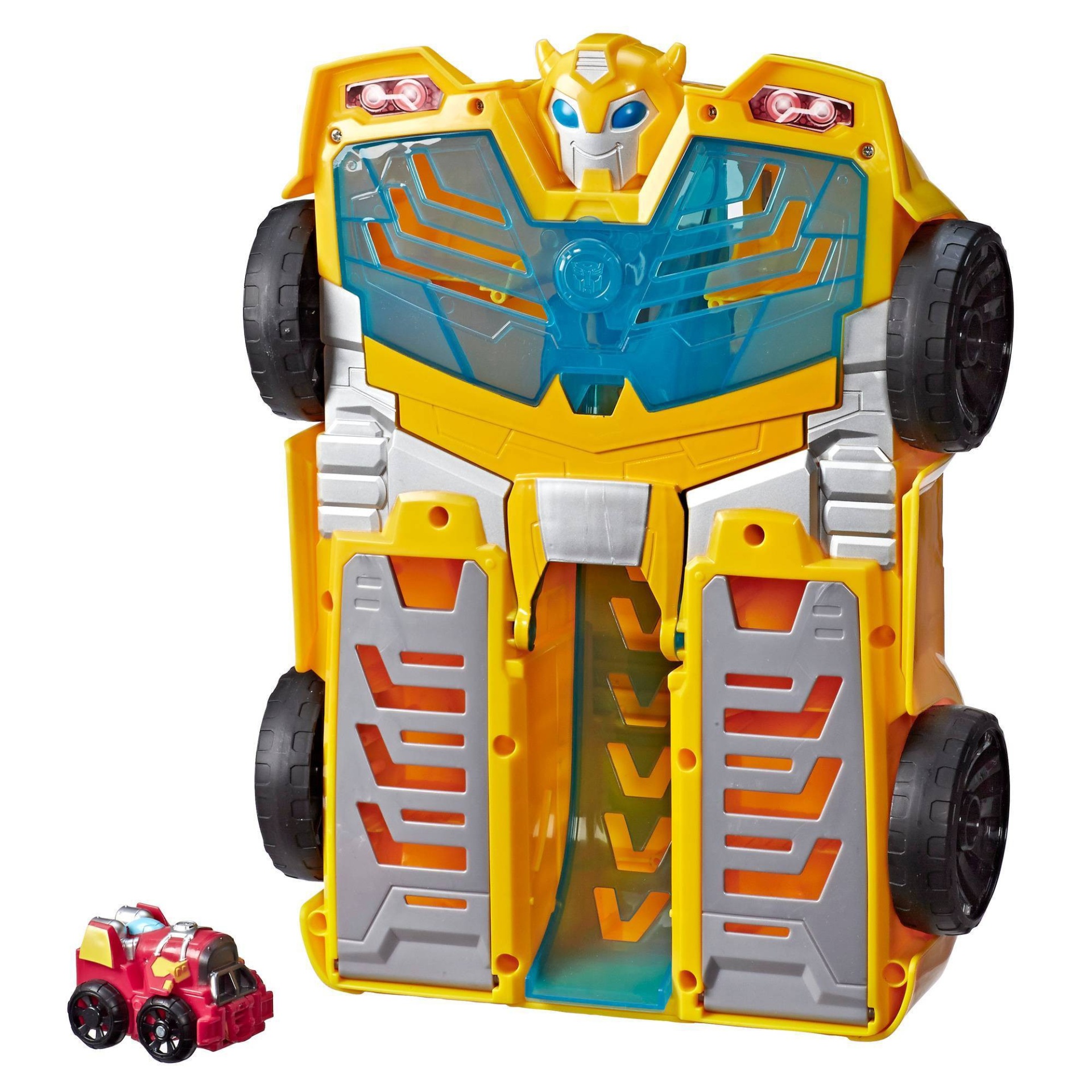 slide 1 of 1, Playskool Heroes Transformers Rescue Bots Academy Bumblebee Track Tower, 1 ct